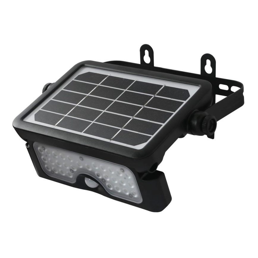 LED Solar floodlight with a motion and dusk sensor EPAD LED/5W/3000 mAh 3,7V 4000K IP65