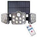 LED Solar floodlight with a motion and dusk sensor LED/20W/3,7V 1200 mAh IP44 + remote control