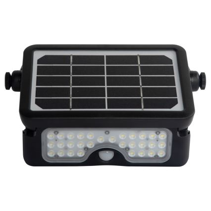 LED Solar floodlight with a motion and dusk sensor EPAD LED/5W/3000 mAh 3,7V 4000K IP65