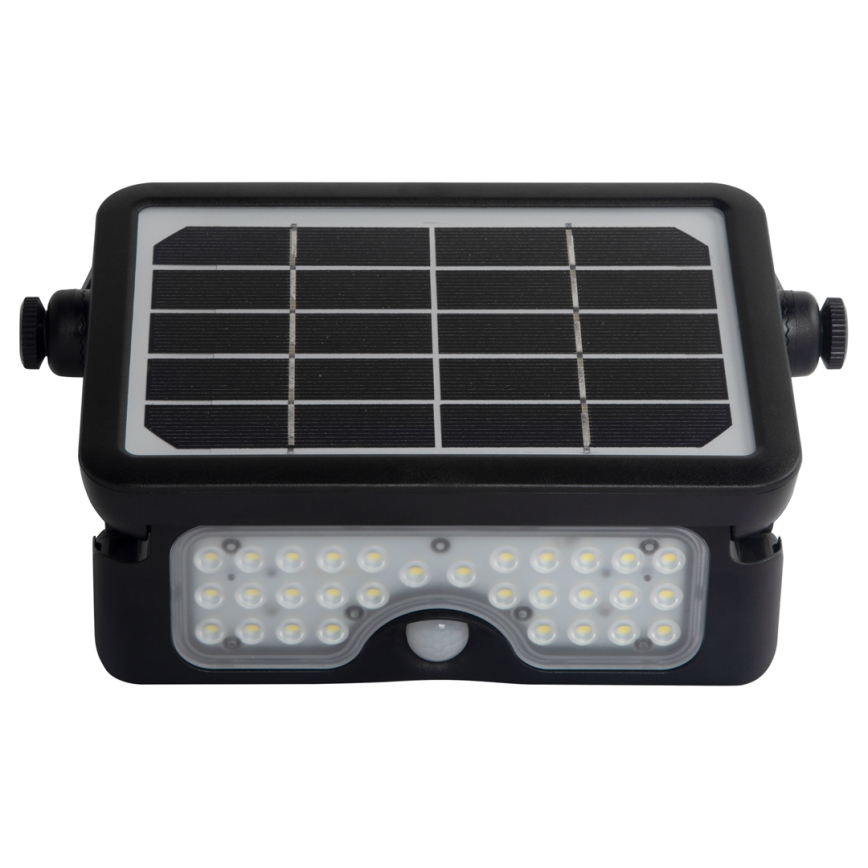 LED Solar floodlight with a motion and dusk sensor EPAD LED/5W/3000 mAh 3,7V 4000K IP65