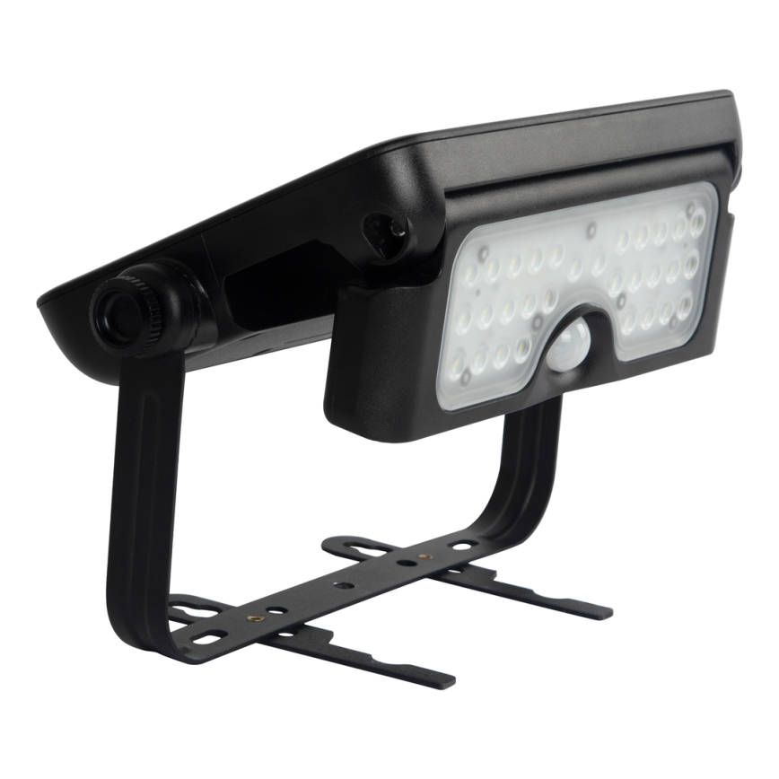 LED Solar floodlight with a motion and dusk sensor EPAD LED/5W/3000 mAh 3,7V 4000K IP65