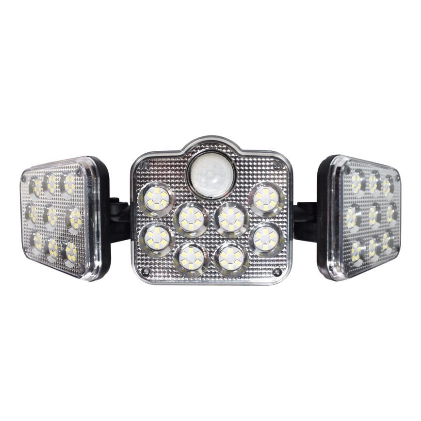 LED Solar floodlight with a motion and dusk sensor LED/20W/3,7V 1200 mAh IP44 + remote control