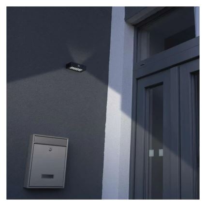 LED Solar floodlight with a motion sensor LED/3,7V 1200mAh 4000K IP65 black