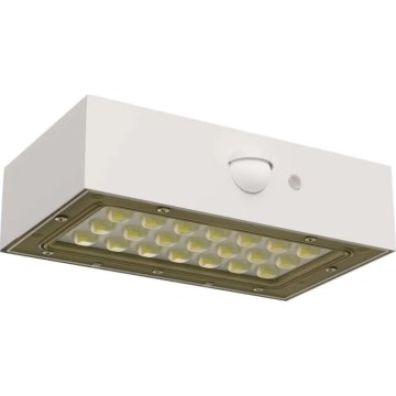 LED Solar floodlight with a motion sensor LED/3,7V 1200mAh 4000K IP65 white