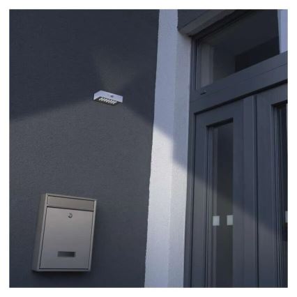 LED Solar floodlight with a motion sensor LED/3,7V 1200mAh 4000K IP65 white