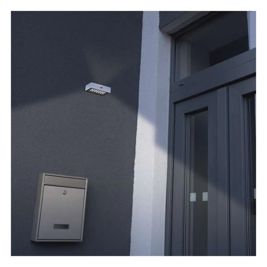 LED Solar floodlight with a motion sensor LED/3,7V 1200mAh 4000K IP65 white