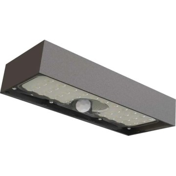 LED Solar floodlight with a motion sensor LED/3,7V 3000mAh 4000K IP65 black
