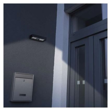 LED Solar floodlight with a motion sensor LED/3,7V 3000mAh 4000K IP65 black