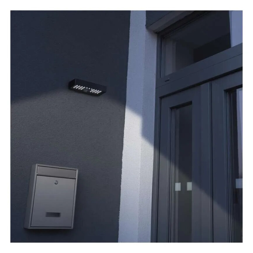 LED Solar floodlight with a motion sensor LED/3,7V 3000mAh 4000K IP65 black