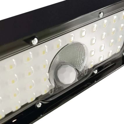 LED Solar floodlight with a motion sensor LED/3,7V 3000mAh 4000K IP65 black