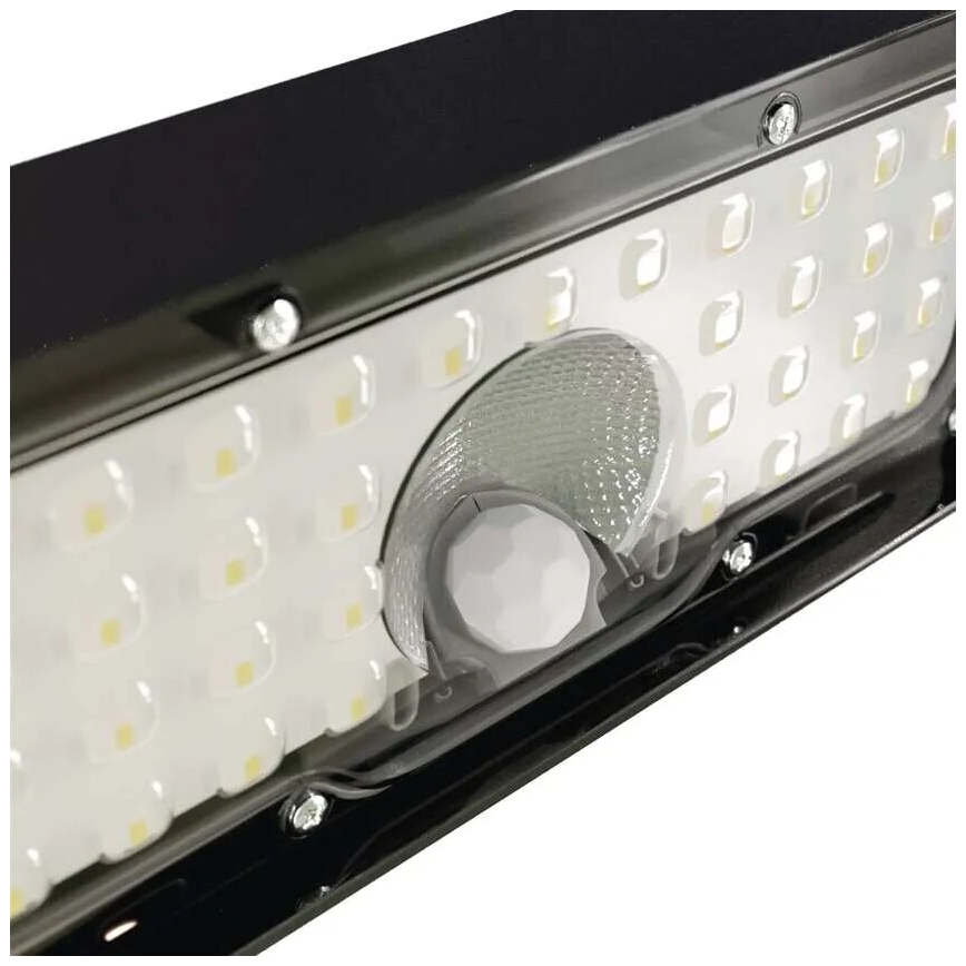 LED Solar floodlight with a motion sensor LED/3,7V 3000mAh 4000K IP65 black