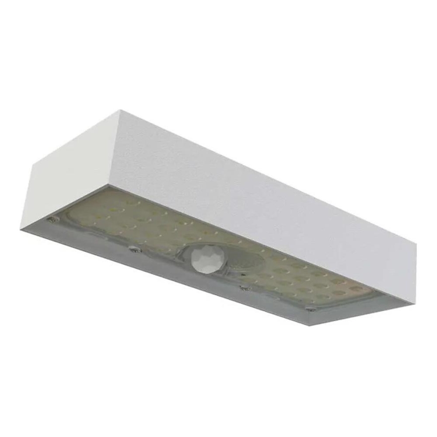 LED Solar floodlight with a motion sensor LED/3,7V 3000mAh 4000K IP65 white