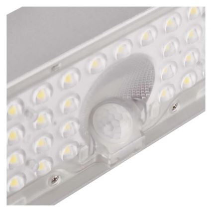LED Solar floodlight with a motion sensor LED/3,7V 3000mAh 4000K IP65 white