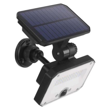 LED Solar floodlight with a motion sensor SPILO LED/3,7V 3600mAh 3000K IP54 + remote control