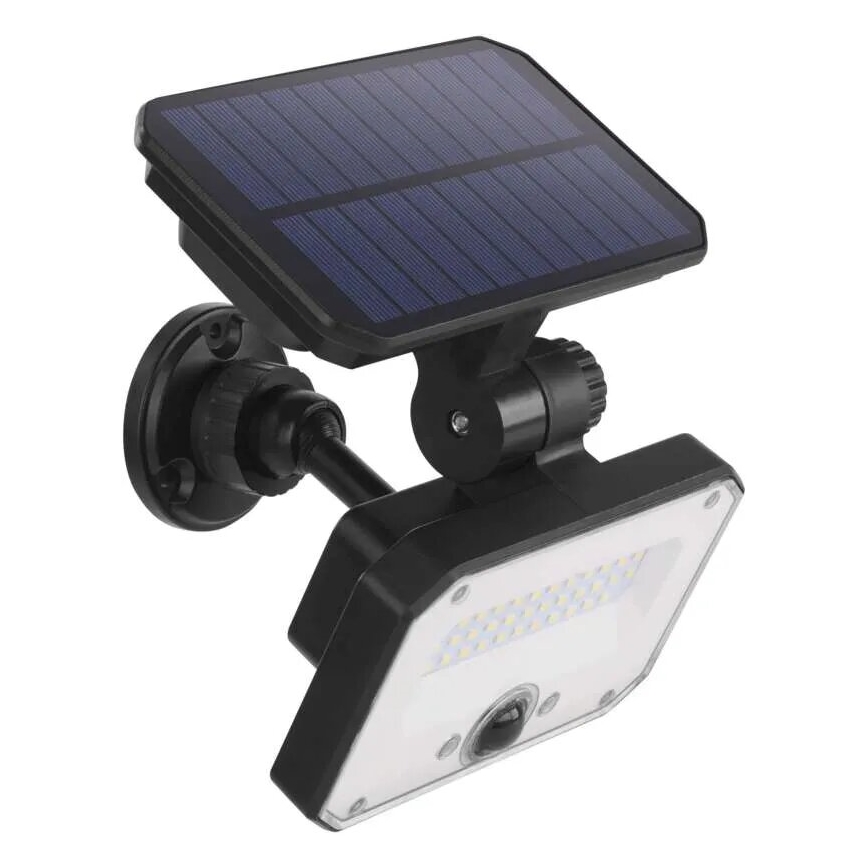 LED Solar floodlight with a motion sensor SPILO LED/3,7V 3600mAh 3000K IP54 + remote control