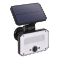 LED Solar floodlight with a motion sensor SPILO LED/3,7V 3600mAh 3000K IP54 + remote control
