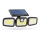 LED Solar floodlight with a sensor 3xLED/3,3W/5V IP65