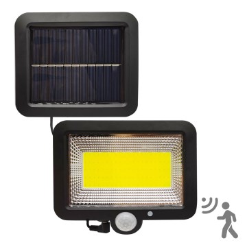 LED Solar floodlight with a sensor DUO LED/1W/3,7V IP44