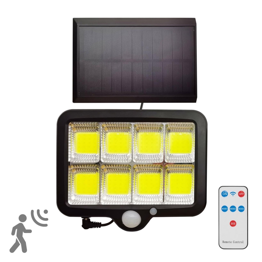 LED Solar floodlight with a sensor INTEGRA LED/3W/3,7V 1200 mAh IP44 + remote control