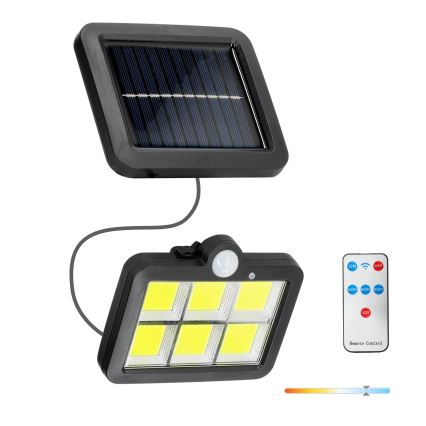 LED Solar floodlight with a sensor LED/1,5W/3,7V 6000K IP44 1200 mAh