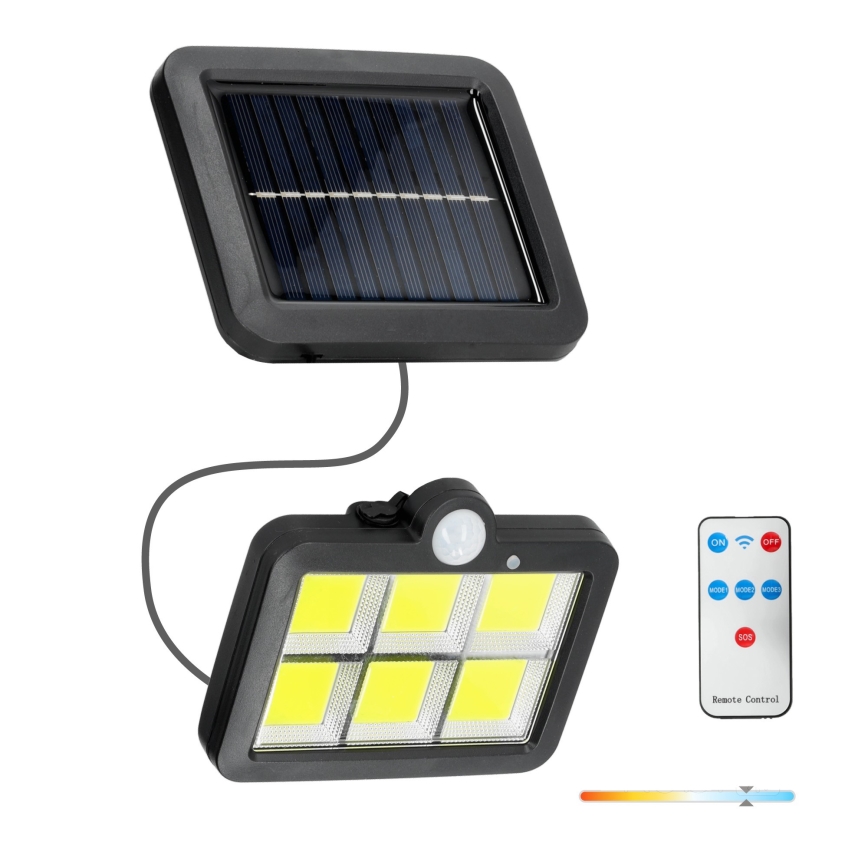 LED Solar floodlight with a sensor LED/1,5W/3,7V 6000K IP44 1200 mAh