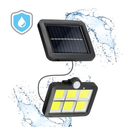 LED Solar floodlight with a sensor LED/1,5W/3,7V 6000K IP44 1200 mAh
