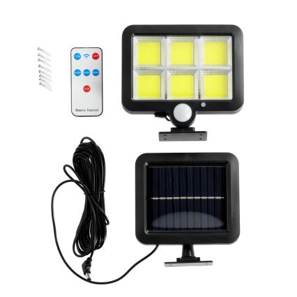 LED Solar floodlight with a sensor LED/1,5W/3,7V 6000K IP44 1200 mAh