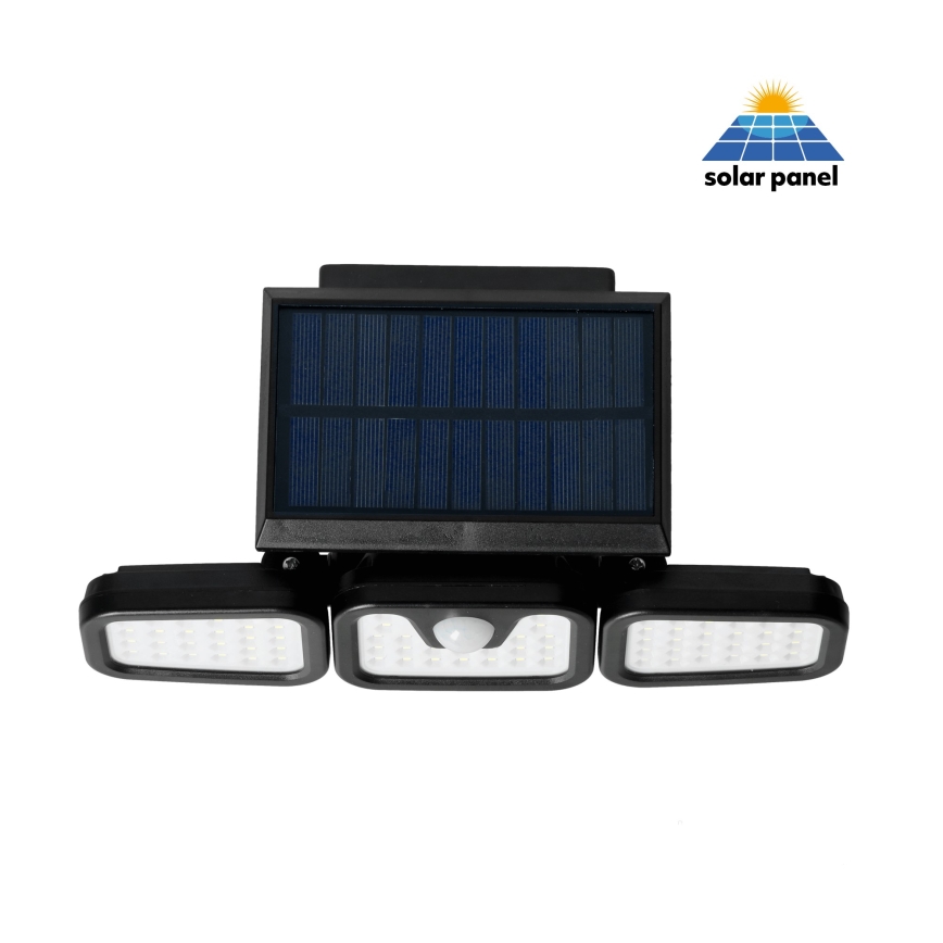 LED Solar floodlight with a sensor LED/1,5W/3,7V 6000K IP44 2400 mAh
