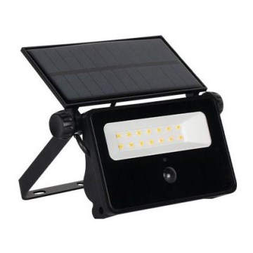 LED Solar floodlight with a sensor LED/10W/5,5V IP65