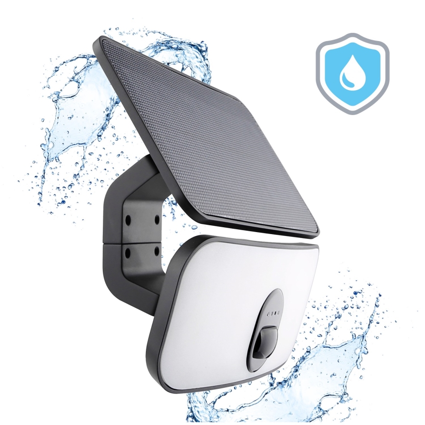 LED Solar floodlight with a sensor LED/13W/3,7V IP65 4000K 4000 mAh