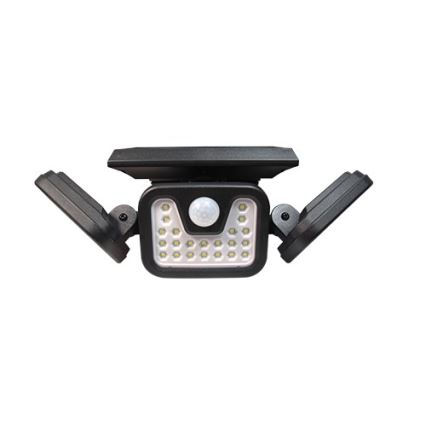 LED Flexible solar floodlight with sensor LED/15W/3,7V 2400 mAh IP54 4500K