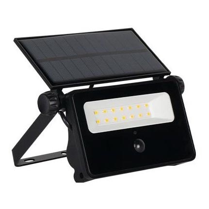 LED Solar floodlight with a sensor LED/30W/5,5V 3000 mAh IP65