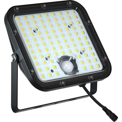 LED Solar floodlight with a sensor LED/30W/6,4V 4000K + remote control