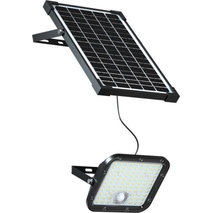 LED Solar floodlight with a sensor LED/30W/6,4V 4000K + remote control