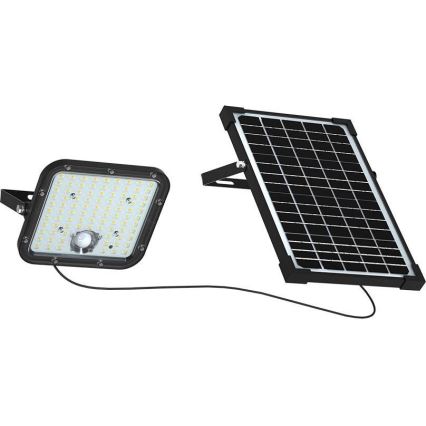 LED Solar floodlight with a sensor LED/30W/6,4V 4000K + remote control