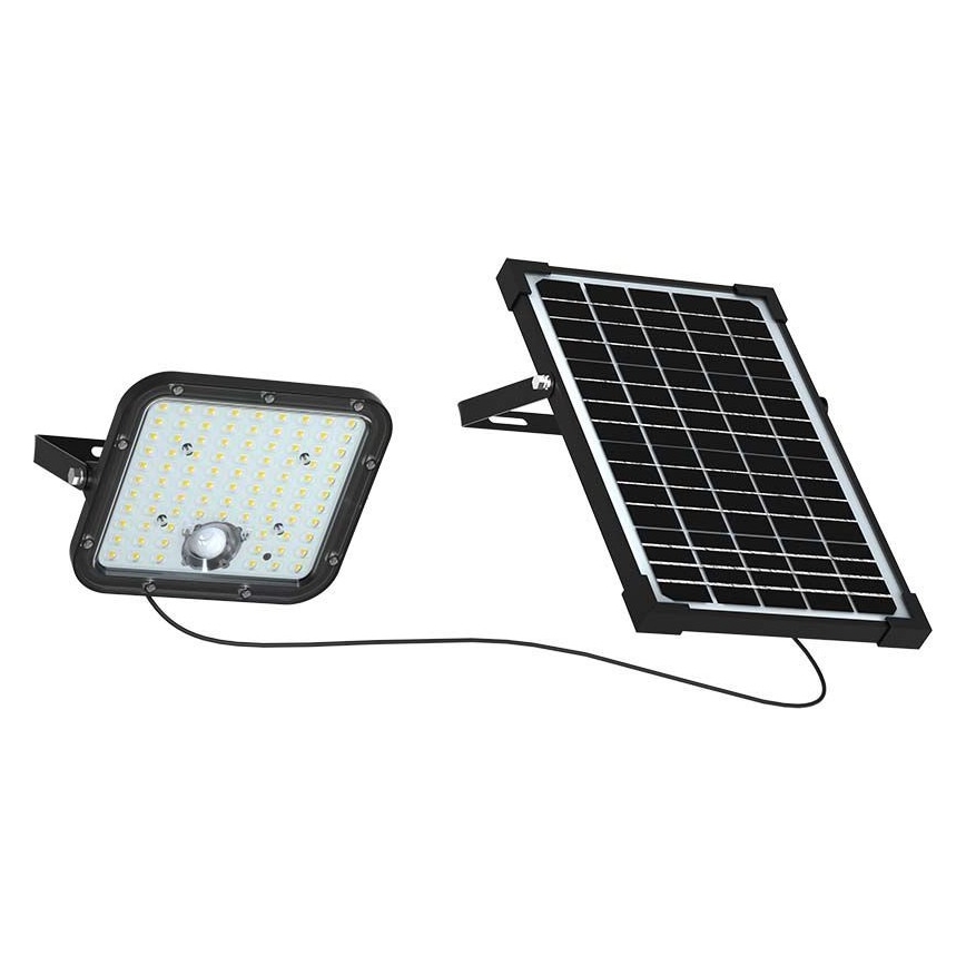 LED Solar floodlight with a sensor LED/30W/6,4V 6400K + remote control