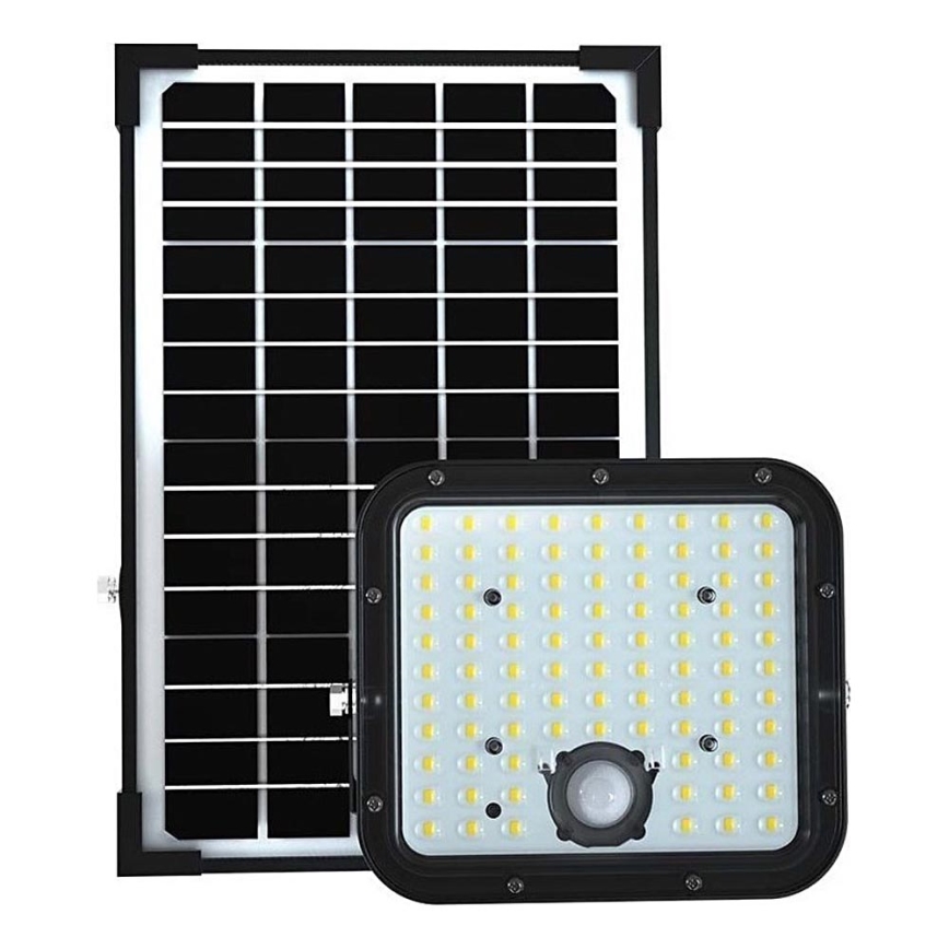 LED Solar floodlight with a sensor LED/30W/6,4V 6400K + remote control
