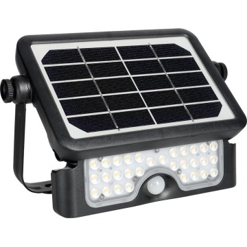 LED Solar floodlight with a sensor LED/5W/3,7V 4000K IP65