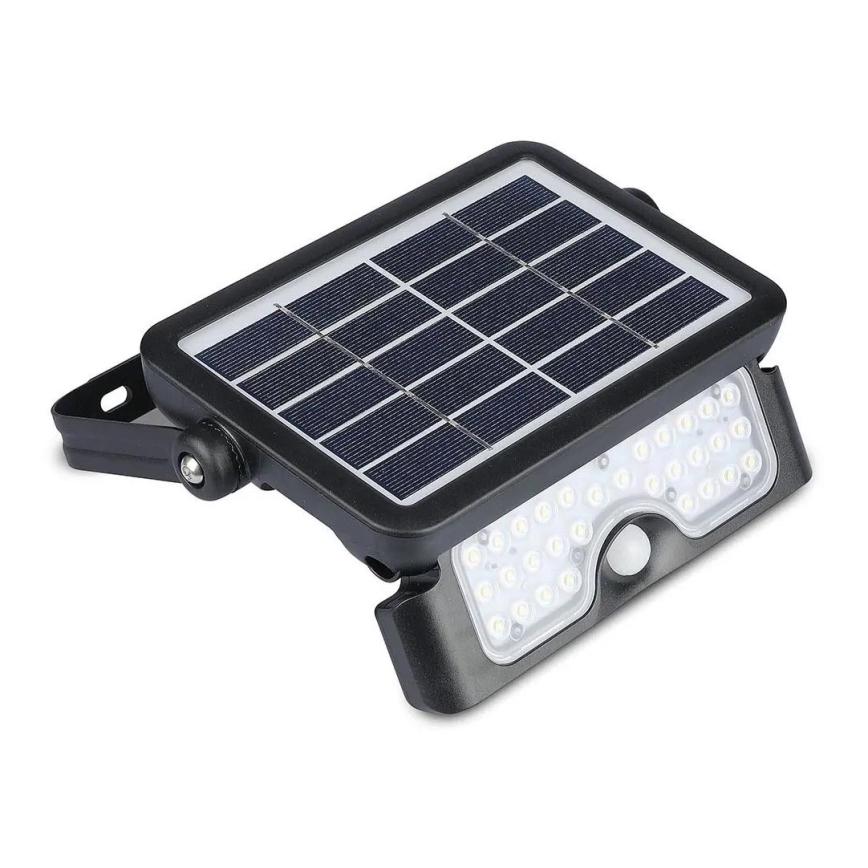 LED Solar floodlight with a sensor LED/5W/3,7V IP65 4000K 3000 mAh