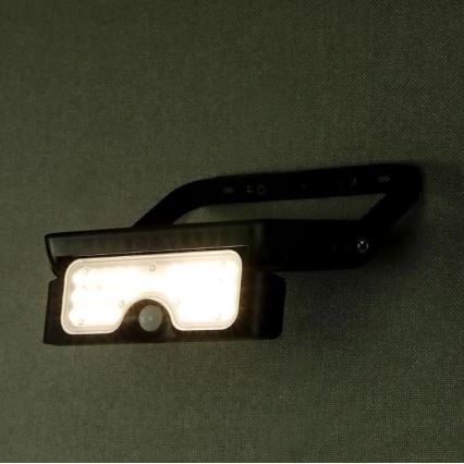 LED Solar floodlight with a sensor LED/5W/3,7V IP65 4000K 3000 mAh