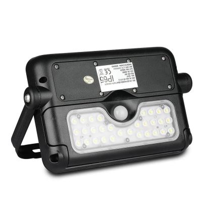 LED Solar floodlight with a sensor LED/5W/3,7V IP65 4000K 3000 mAh