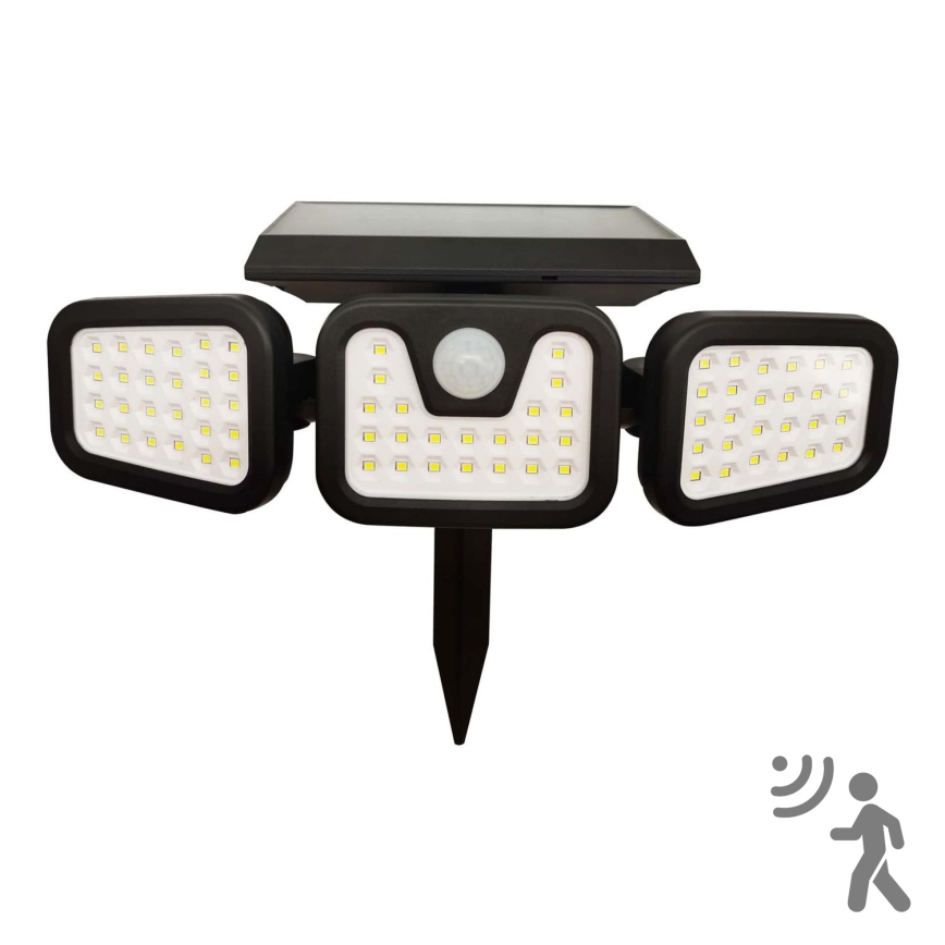 LED Solar floodlight with a sensor TRIO LED/0,6W/3,7V 1200 mAh IP44