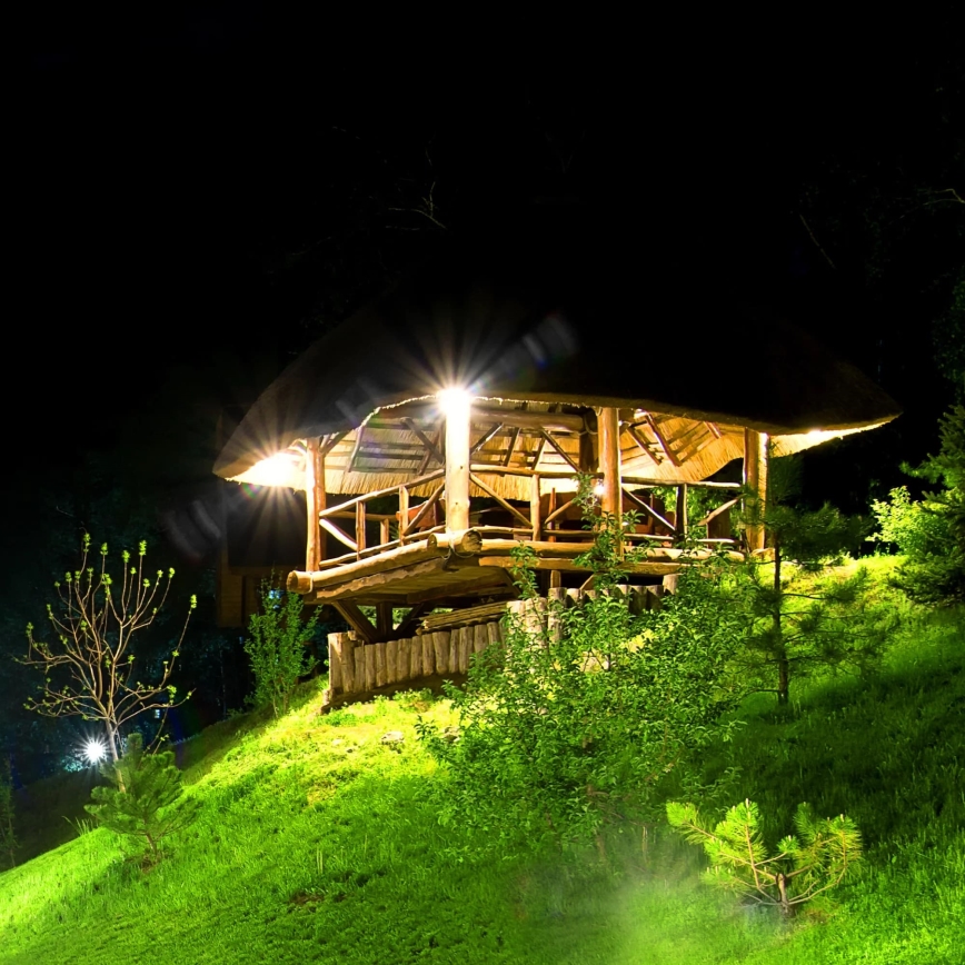 LED Solar floodlight with a sensor TRIO LED/0,6W/3,7V 1200 mAh IP44