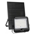 LED solar floodlight with MHCS sensor LED/35W/3,2V 3000/4000/6500K IP65 15000 mAh + remote control