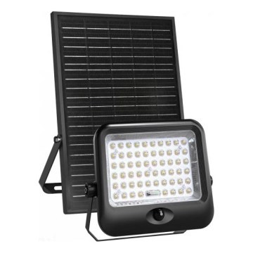LED solar floodlight with MHCS sensor LED/35W/3,2V 3000/4000/6500K IP65 15000 mAh + remote control