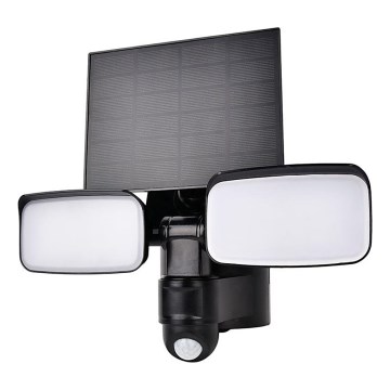 LED Solar Floodlight with Sensor LED/9W/3.7V 3600 mAh IP54