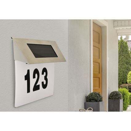 LED Solar House number 1,2V IP44