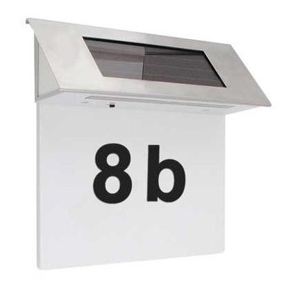 LED solar house number 600 mAh