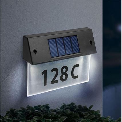 LED Solar house number LED/1,2V/600 mAh IP44