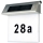 LED Solar house number LED/2x0,07W/2,4V 1200 mAh IP44